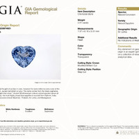 2.51 Ct. Blue Sapphire from Ceylon (Sri Lanka) Scan Report