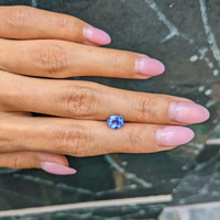 1.58 Ct. Blue Sapphire from Ceylon (Sri Lanka) Life Style