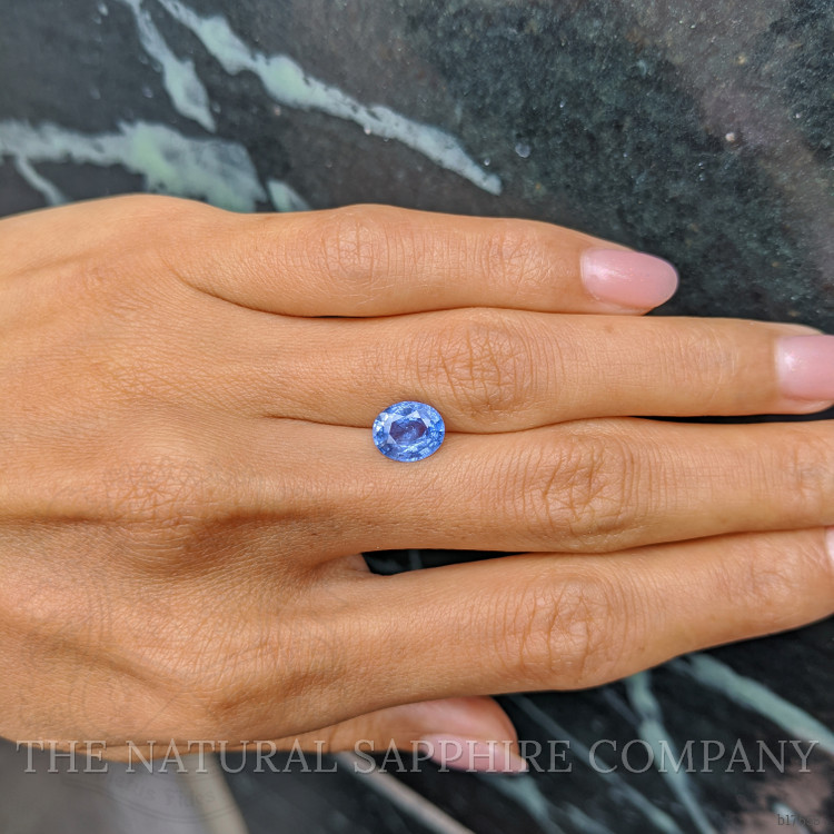 2.21 Ct. Blue Sapphire from Ceylon (Sri Lanka)