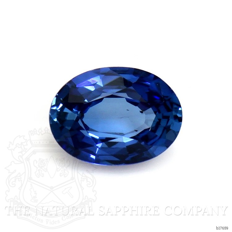0.72 Ct. Blue Sapphire from Ceylon (Sri Lanka)