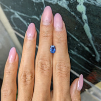 1.36 Ct. Blue Sapphire from Ceylon (Sri Lanka) Life Style