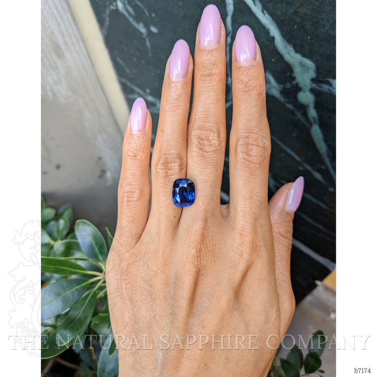7.59 Ct. Blue Sapphire from West Africa