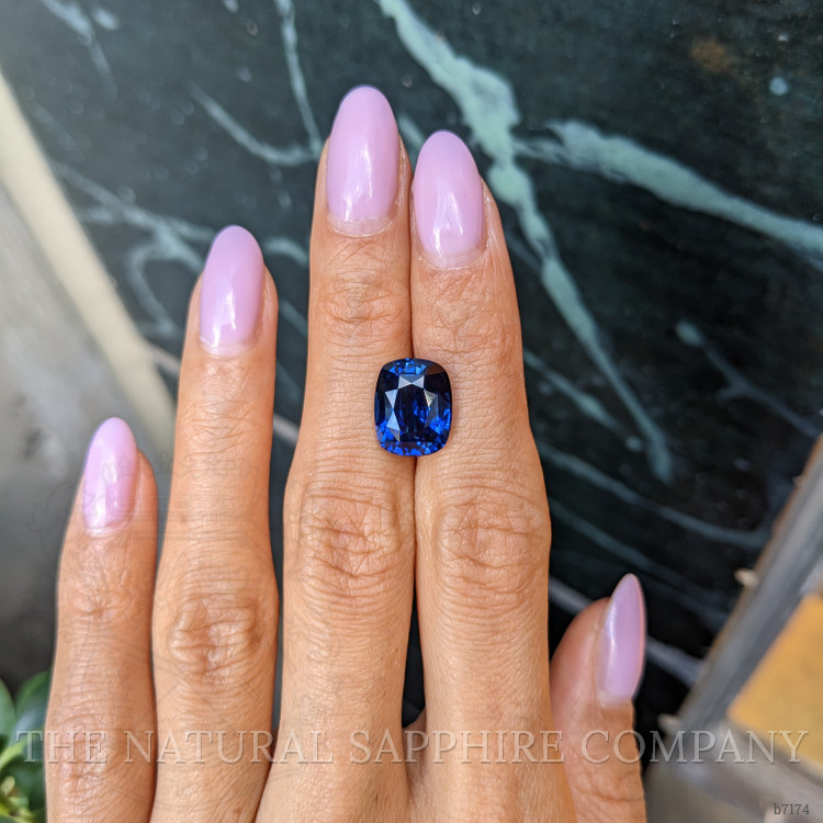 7.59 Ct. Blue Sapphire from West Africa