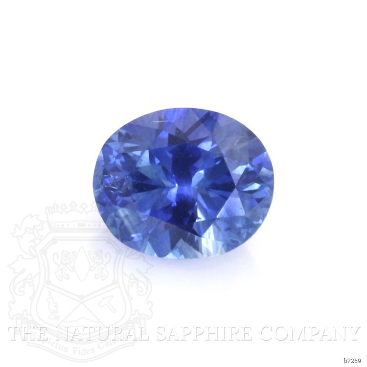 0.78 Ct. Blue Sapphire from Ceylon (Sri Lanka)