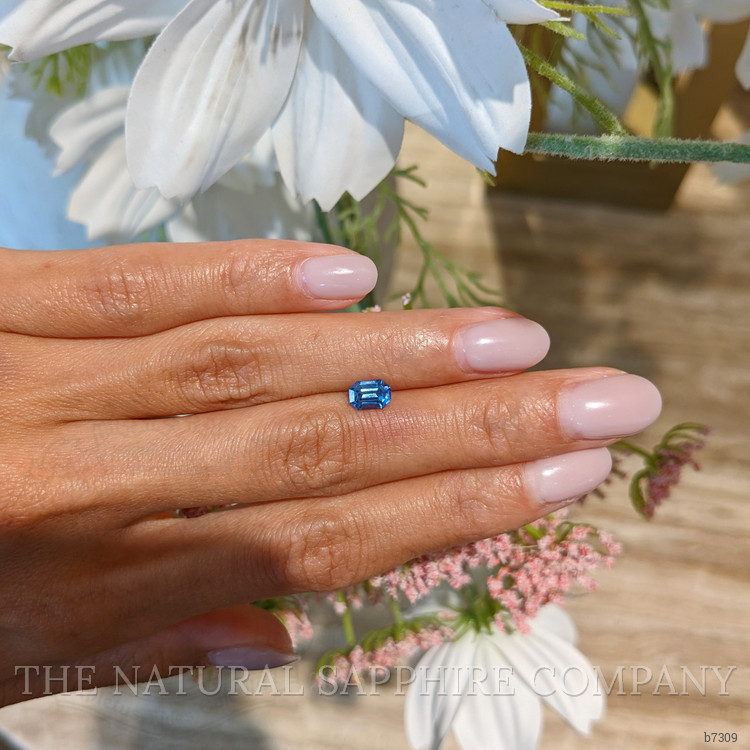 1.04 Ct. Blue Sapphire from Ceylon (Sri Lanka)