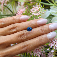 1.34 Ct. Blue Sapphire from Thailand Life Style
