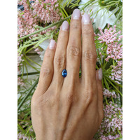 1.35 Ct. Blue Sapphire from Thailand Life Style