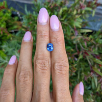 2.32 Ct. Blue Sapphire from Ceylon (Sri Lanka) Life Style