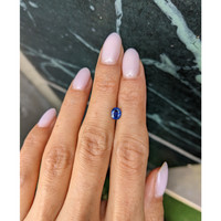 0.66 Ct. Blue Sapphire from Ceylon (Sri Lanka) Life Style