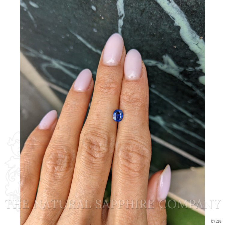 0.66 Ct. Blue Sapphire from Ceylon (Sri Lanka)