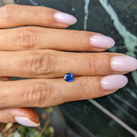 0.66 Ct. Blue Sapphire from Ceylon (Sri Lanka) Life Style