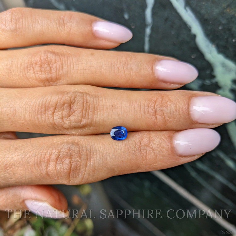 0.66 Ct. Blue Sapphire from Ceylon (Sri Lanka)