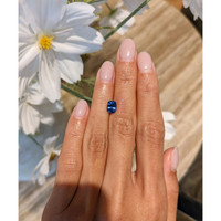 1.20 Ct. Blue Sapphire from Ceylon (Sri Lanka) Life Style