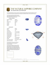 0.24 Ct. Blue Sapphire and Natural Diamond Three Stone Ring, Platinum 950 3 D Scan Report