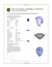 0.20 Ct. Blue Sapphire and Natural Diamond Three Stone Ring, Platinum 950 3 D Scan Report