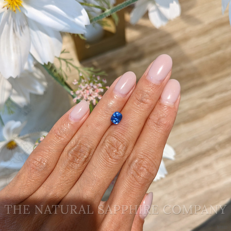 1.18 Ct. Blue Sapphire from Ceylon (Sri Lanka)