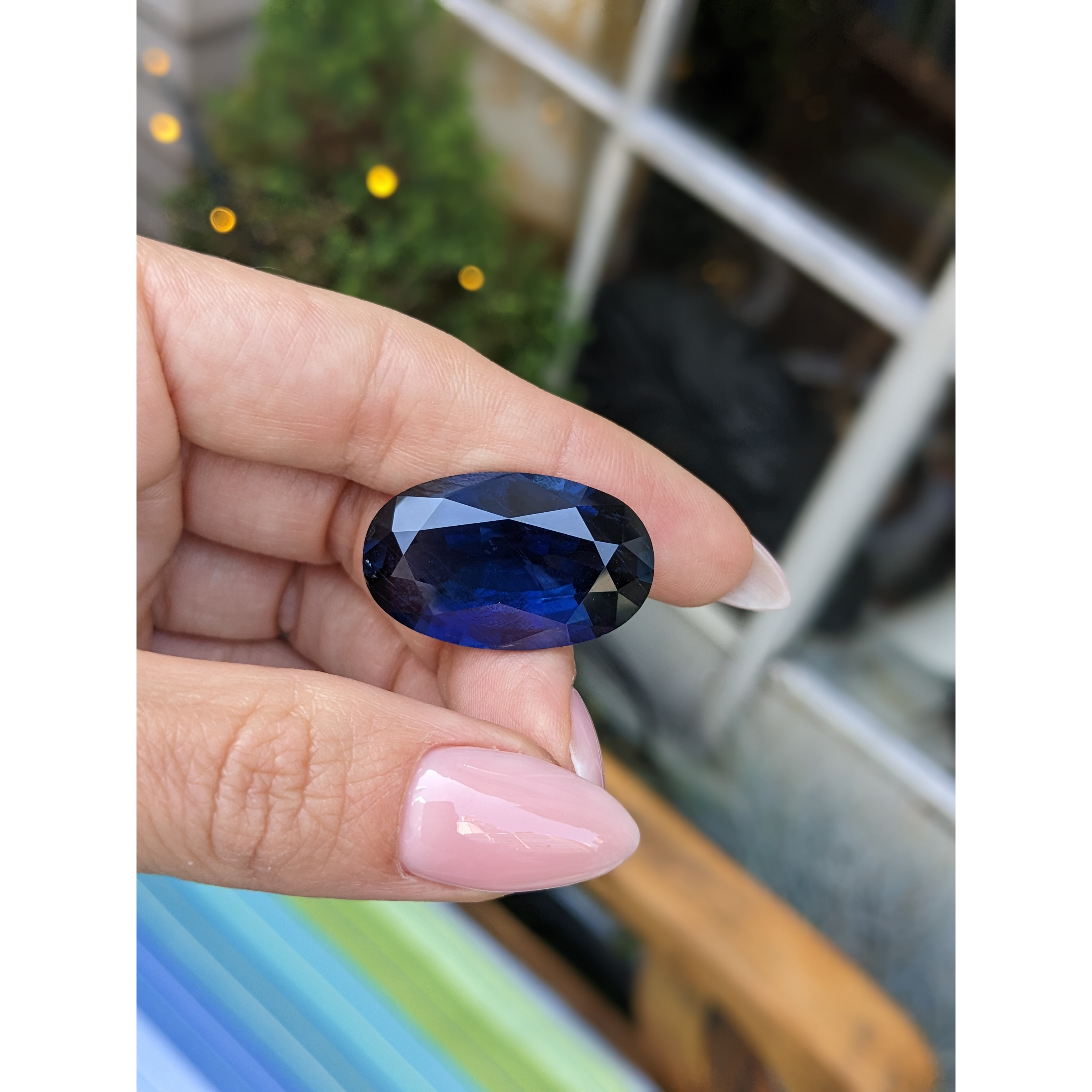 Loose Blue Sapphire - Oval 42.07 Ct. - #B8029 | The Natural