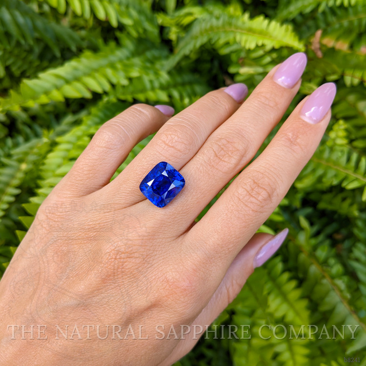 12.94 Ct. Blue Sapphire from Ceylon (Sri Lanka)