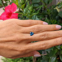 1.69 Ct. Greenish Blue Sapphire from Montana Life Style