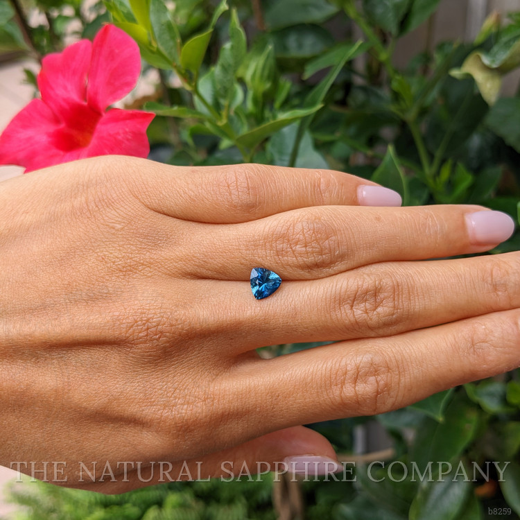 1.69 Ct. Greenish Blue Sapphire from Montana