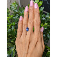 3.00 Ct. Blue Sapphire from Ceylon (Sri Lanka) Life Style