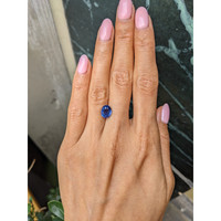 3.30 Ct. Blue Sapphire from Ceylon (Sri Lanka) Life Style