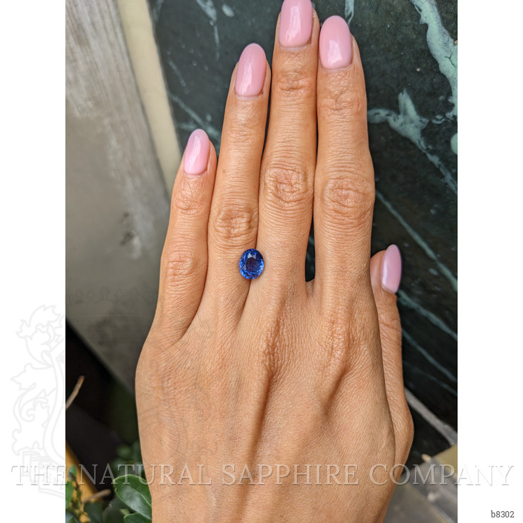 3.30 Ct. Blue Sapphire from Ceylon (Sri Lanka)