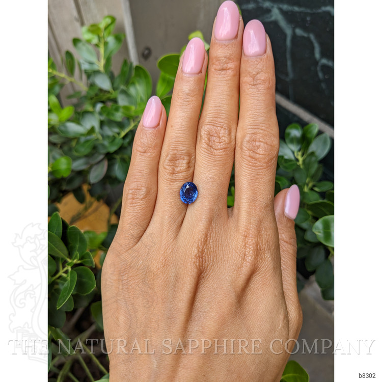 3.30 Ct. Blue Sapphire from Ceylon (Sri Lanka)