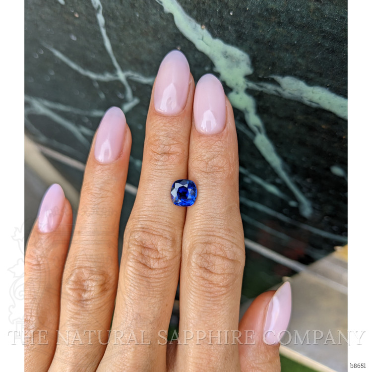 2.00 Ct. Blue Sapphire from Ceylon (Sri Lanka)