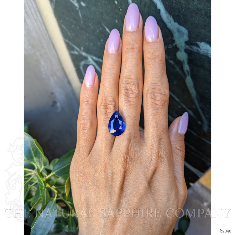 10.15 Ct. Blue Sapphire from Ceylon (Sri Lanka)