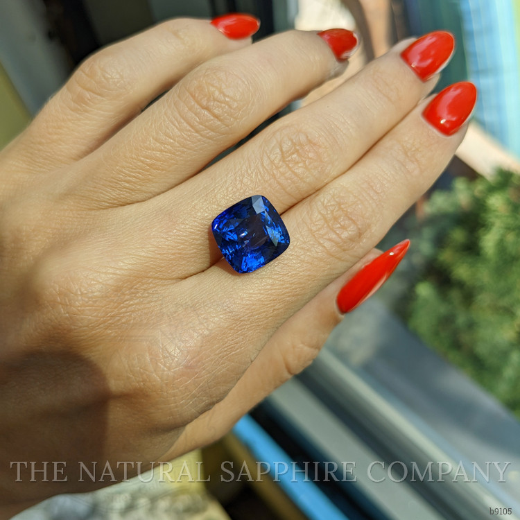 11.20 Ct. Blue Sapphire from Ceylon (Sri Lanka)