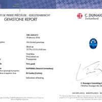 25.11 Ct. Blue Sapphire from Ceylon (Sri Lanka) Scan Report