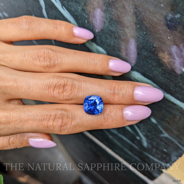 7.60 Ct. Blue Sapphire from Ceylon (Sri Lanka)