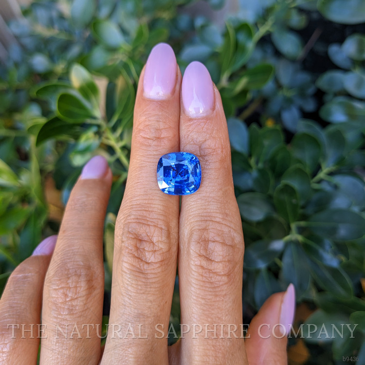 7.24 Ct. Blue Sapphire from Ceylon (Sri Lanka)