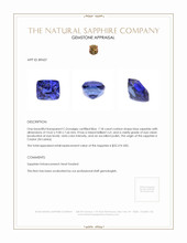 7.18 Ct. Sapphire from Ceylon (Sri Lanka) Appraisal