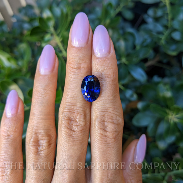 9.07 Ct. Blue Sapphire from Ceylon (Sri Lanka)