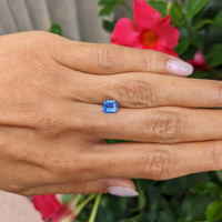1.26 Ct. Blue Sapphire from Ceylon (Sri Lanka) Life Style