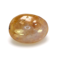 13.75 Ct. Yellowish Brown Cabochon Sapphire from Ceylon (Sri Lanka) Video