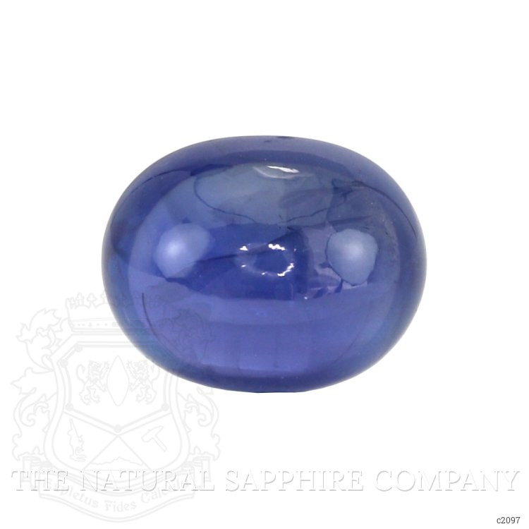 15.18 Ct. Blue Cabochon Sapphire from Ceylon (Sri Lanka)