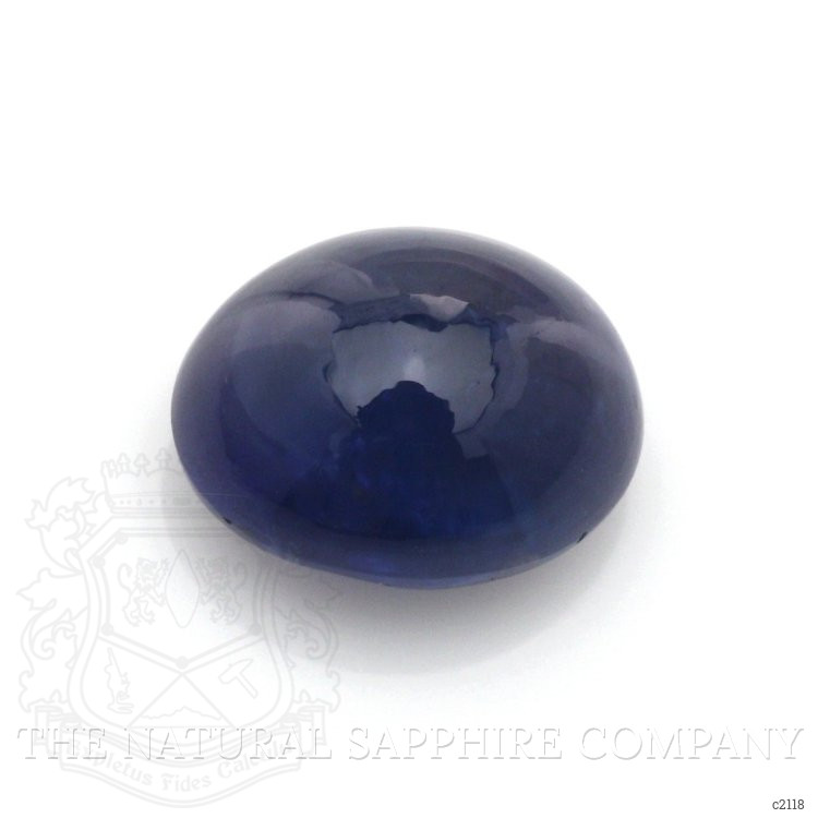 2.91 Ct. Blue Cabochon Sapphire from Ceylon (Sri Lanka)