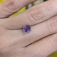 2.06 Ct. Violet Cabochon Sapphire from Ceylon (Sri Lanka) Life Style