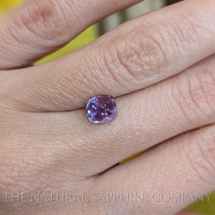 2.06 Ct. Violet Cabochon Sapphire from Ceylon (Sri Lanka)