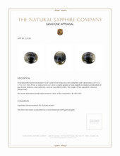 2.40 Ct. Bi Color Cabochon Sapphire from Burma (Myanmar) Appraisal