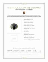 2.40 Ct. Bi Color Cabochon Sapphire from Burma (Myanmar) Scan Report