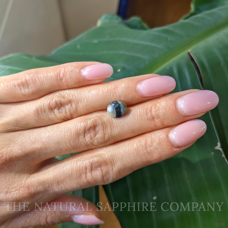 2.40 Ct. Bi Color Cabochon Sapphire from Burma (Myanmar)