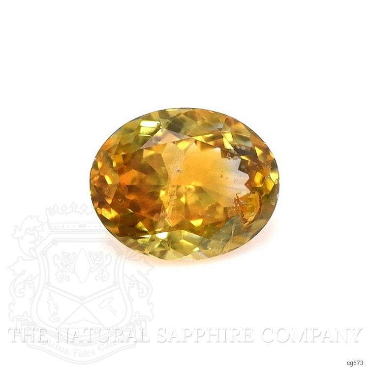 1.22 Ct. Bi Color Sapphire from Ceylon (Sri Lanka)