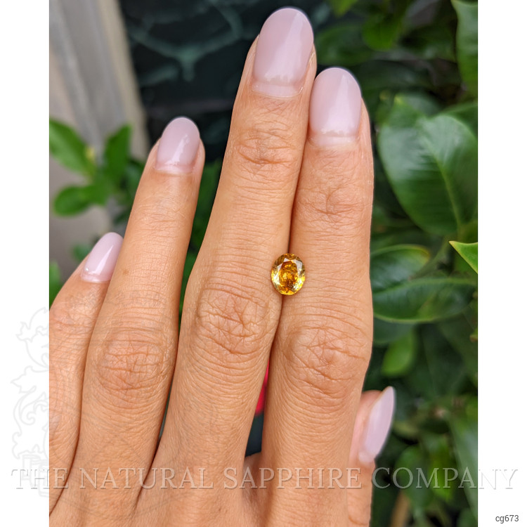 1.22 Ct. Bi Color Sapphire from Ceylon (Sri Lanka)