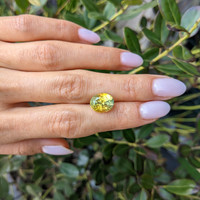 5.73 Ct. Yellow Sapphire from Ceylon (Sri Lanka) Life Style