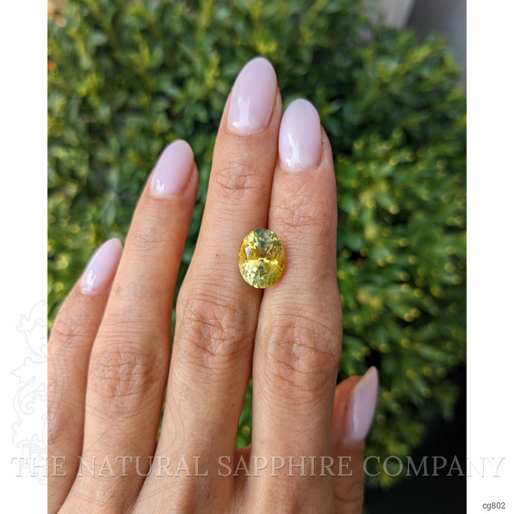 5.73 Ct. Yellow Sapphire from Ceylon (Sri Lanka)
