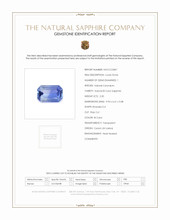 2.30 Ct. Sapphire from Ceylon (Sri Lanka) Scan Report